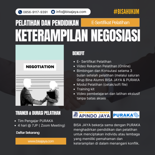 Pelatihan Keterampilan Negosiasi