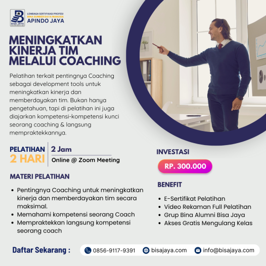 Meningkatkan Kinerja Tim melalui Coaching