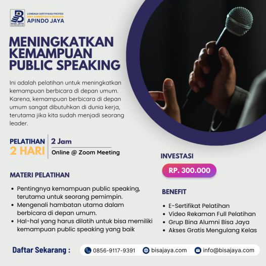 Meningkatkan Kemampuan Public Speaking