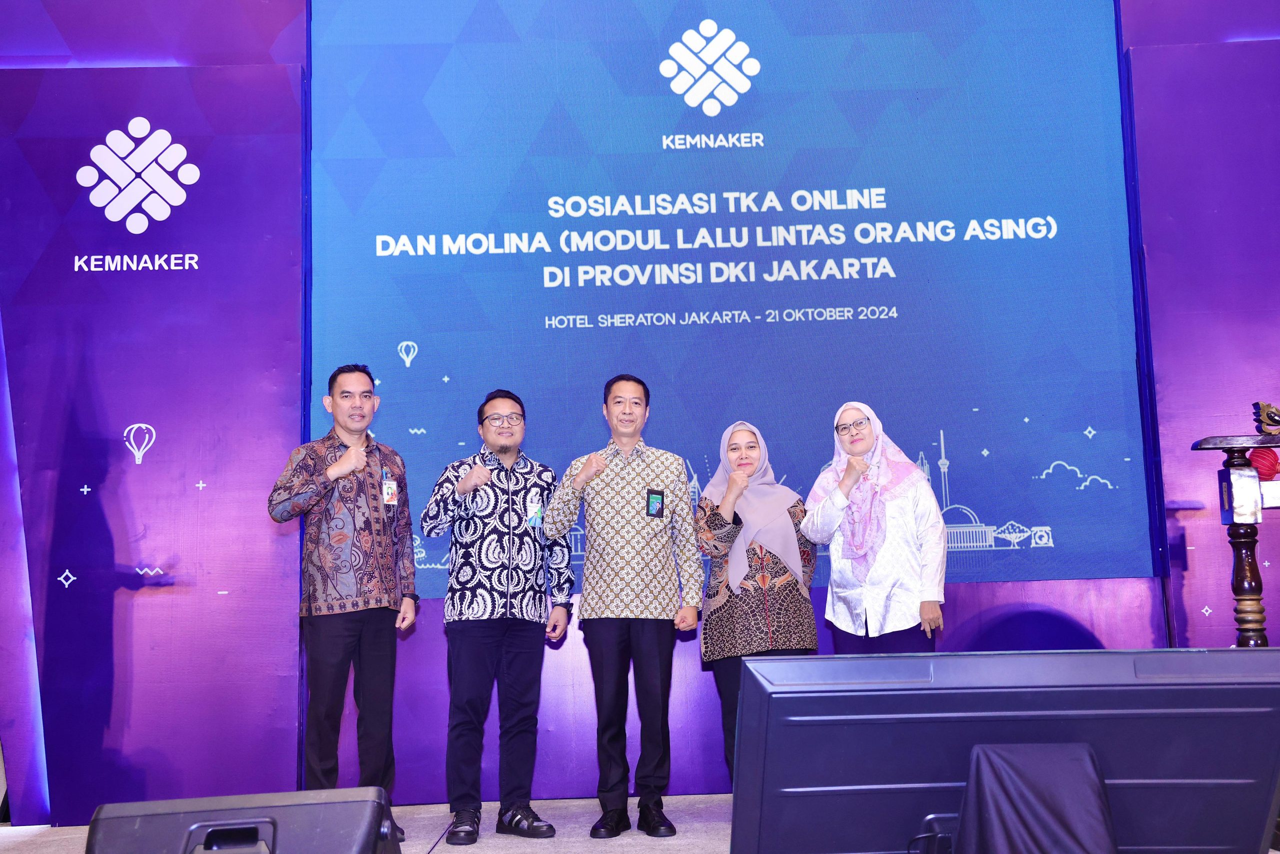 Tingkatkan Interoperabilitas Sistem Layanan TKA, Kemnaker Gelar Sosialisasi TKA Online dan Molina