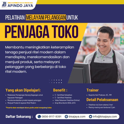 Pelatihan Melayani Pelanggan Untuk Penjaga Toko